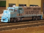 Maersk Locomotive in HO scale